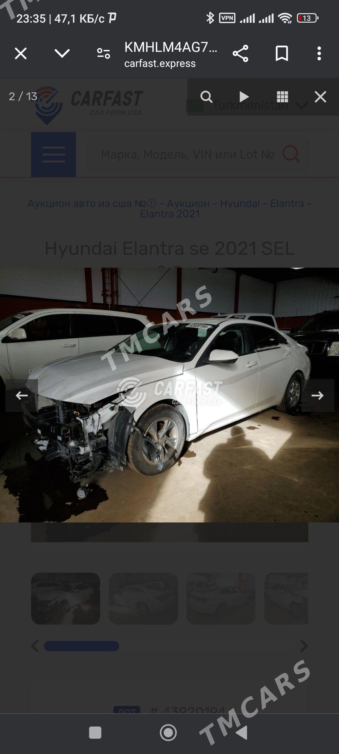 Hyundai Elantra 2021 - 231 000 TMT - Аркадаг - img 9