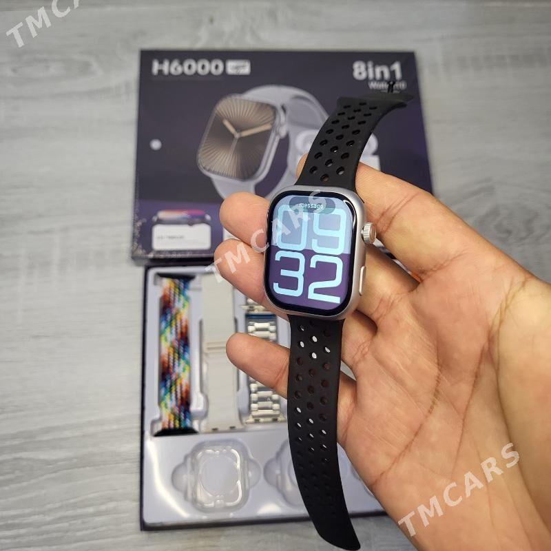 H6000 smartwatch 7remenli - Ашхабад - img 9