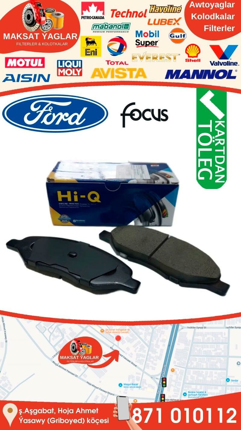 KOLODKALAR FORD FOCUS КОЛОДКИ - Ашхабад - img 2