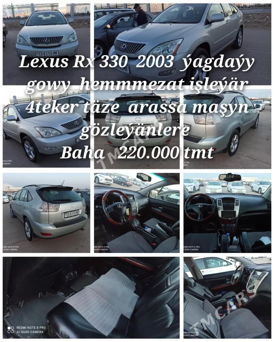 Lexus RX 330 2003 - 220 000 TMT - Мары - img 9