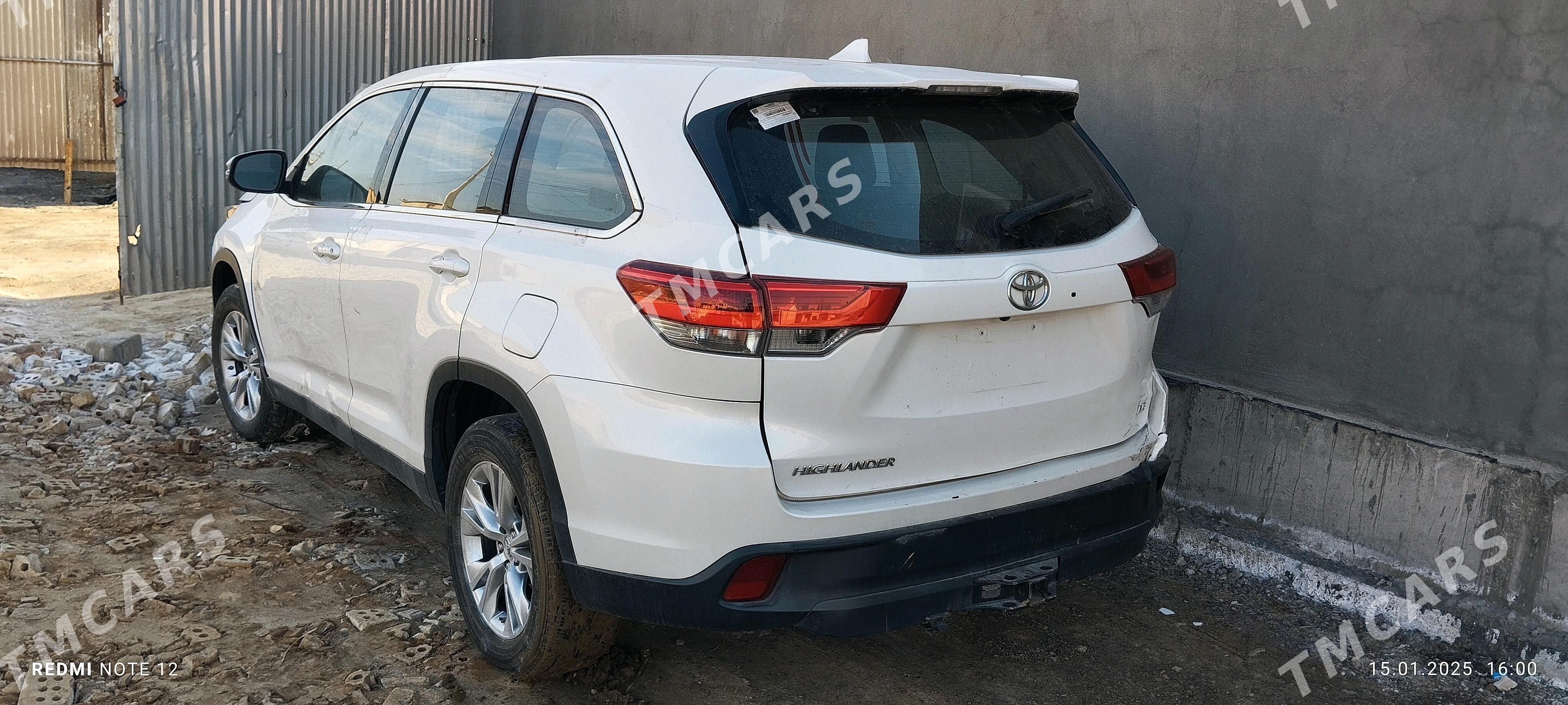 Toyota Highlander 2019 - 313 600 TMT - Мары - img 2