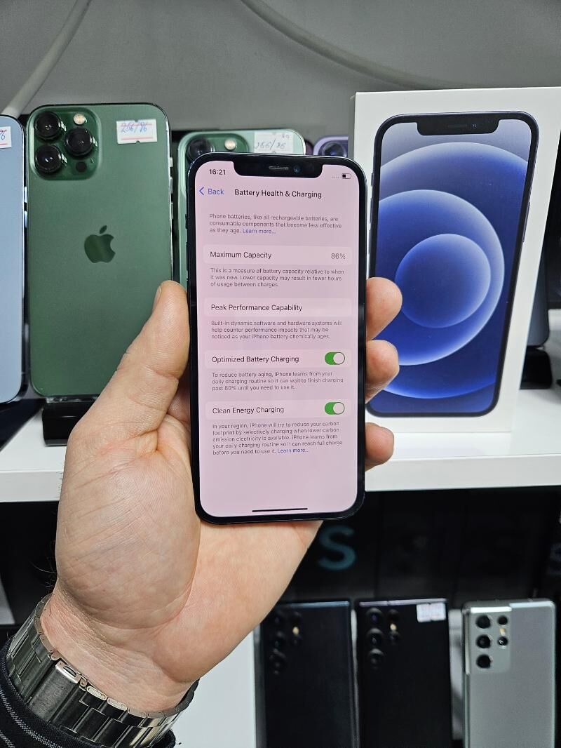 IPHONE 12 128 GB 86 BATAREY - Garaşsyzlygyň 15 ýyllygy Söwda Merkezi - img 5