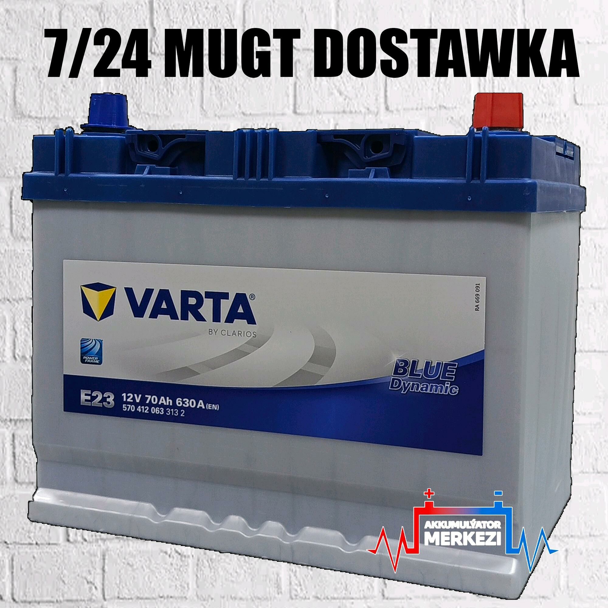 📢 AKUMULÝATOR 🛑 VARTA 12V 70AH 1 500 TMT - Aşgabat - img 1
