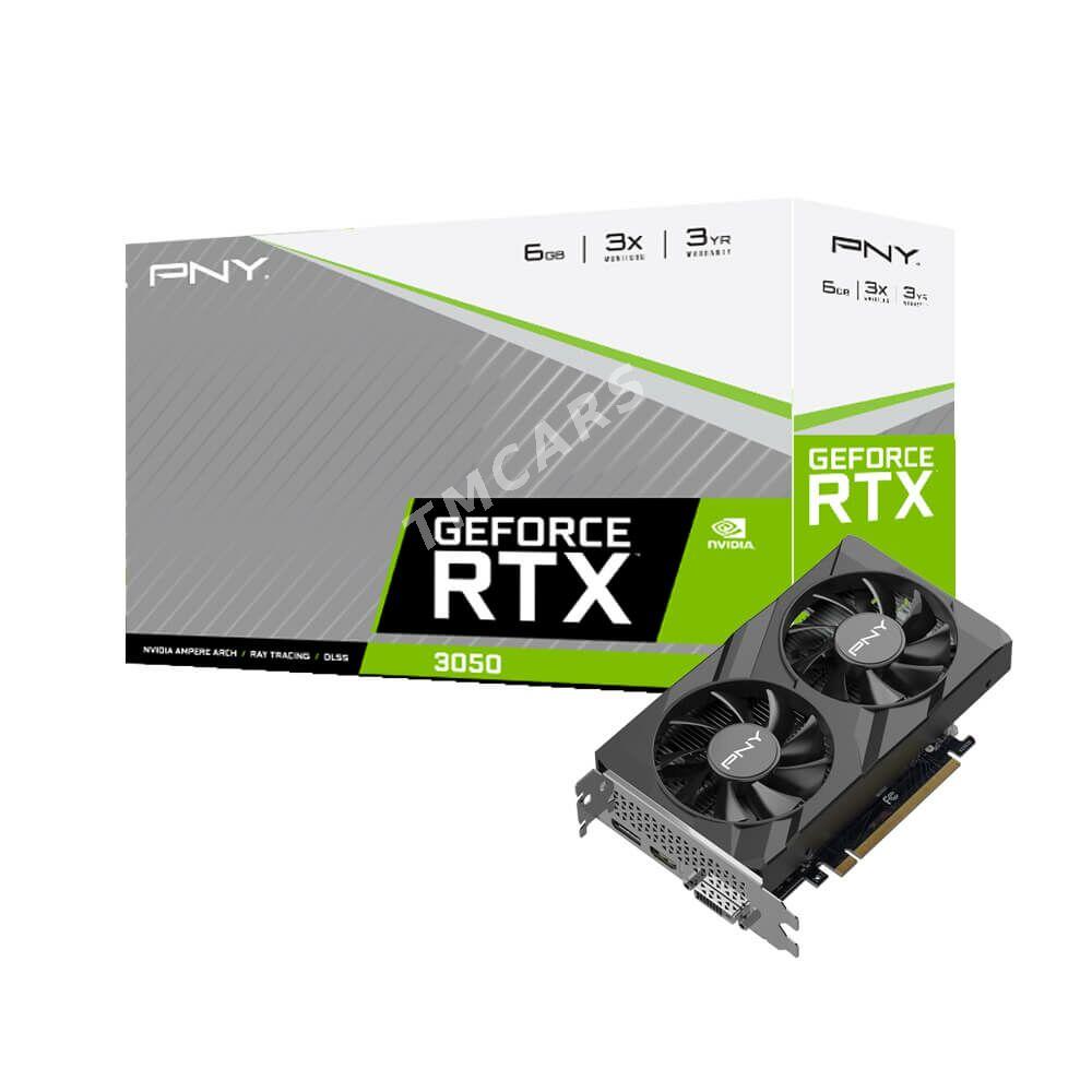 Видеокарта RTX 3050 PNY Verto 6Gb - Ашхабад - img 4