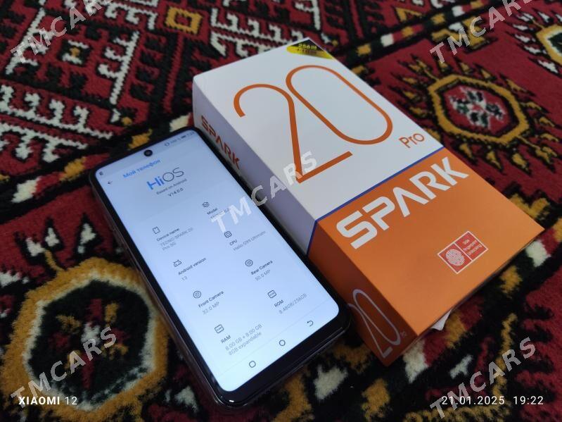 Tecno Spark 20Pro 16/256 Gb - Дашогуз - img 3