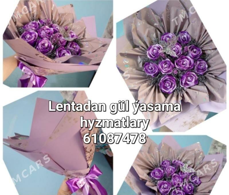 Lentadan gül ýasama hyzmatlary - Aşgabat - img 3