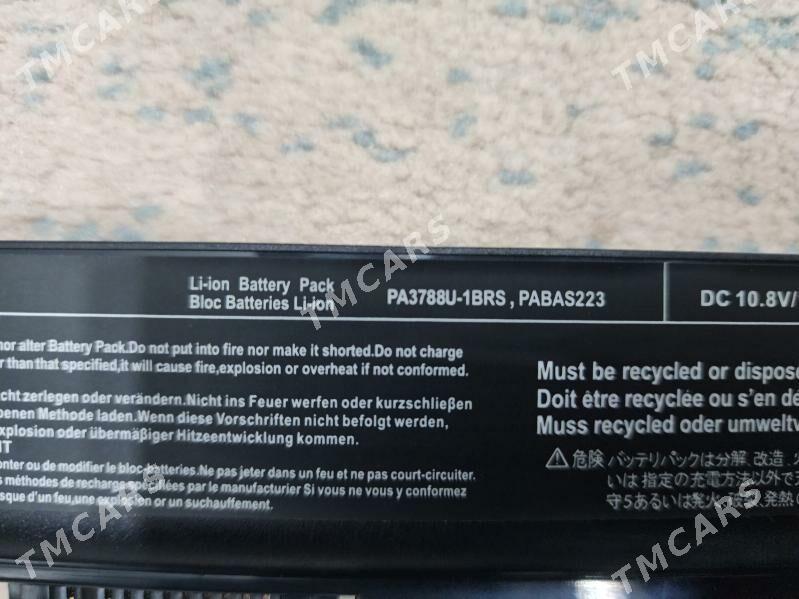 Toshiba PA3788U-1BRS Batarey - Aşgabat - img 3