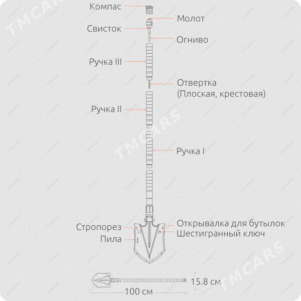 Лопата Xiaomi Nextool - Ашхабад - img 8