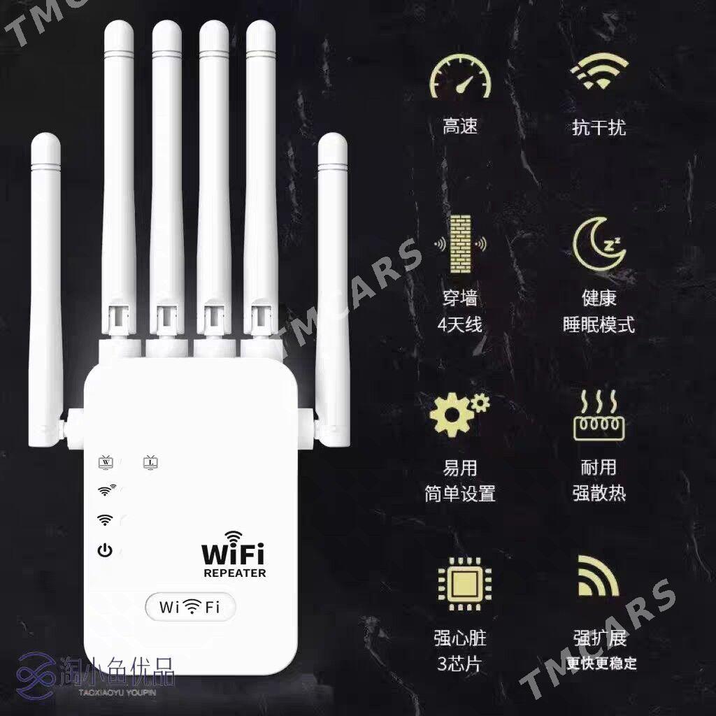 WIFI ROUTER USILTEL 6 ANTEN - Ашхабад - img 2