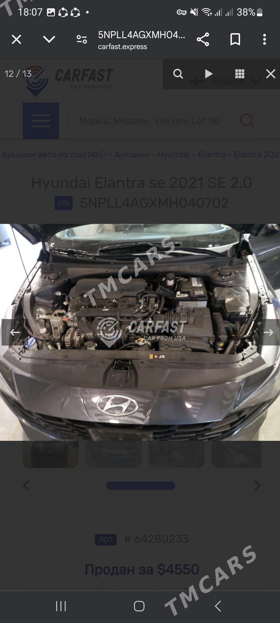 Hyundai Elantra 2021 - 229 000 TMT - Aşgabat - img 3