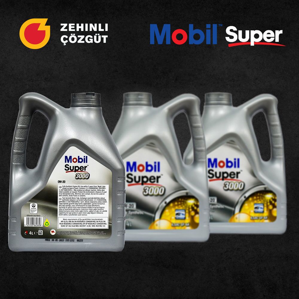 MOBIL Super 3000 0W-20 (4L) 1 TMT - Ашхабад - img 4