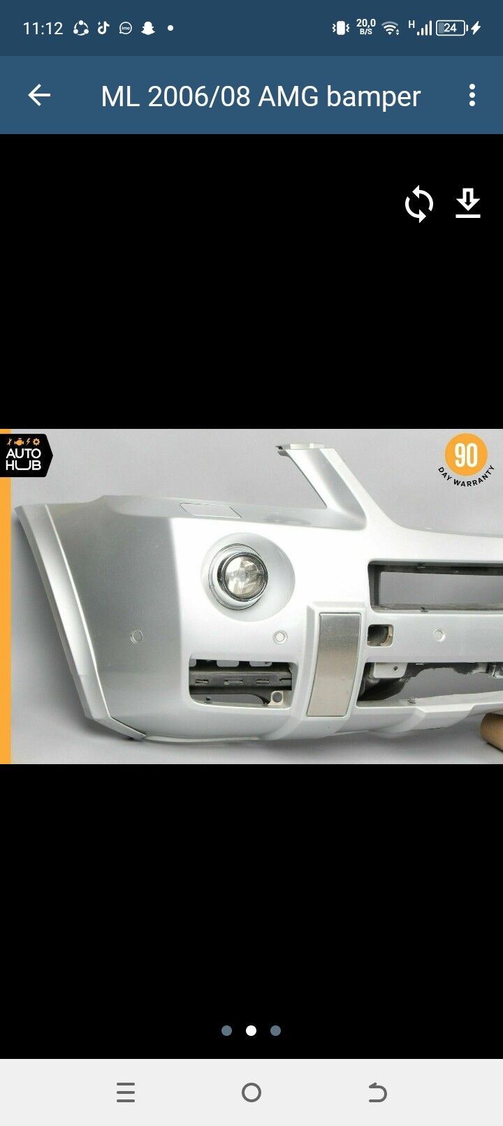 ML 2006 AMG bamper oňi 3 500 TMT - Bedew - img 2