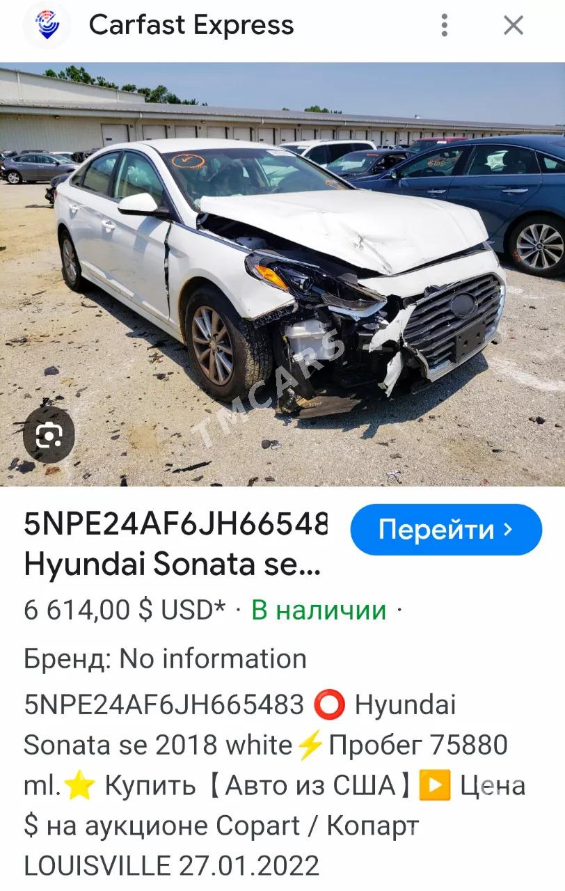 Hyundai Sonata 2018 - 180 000 TMT - 14-nji tapgyr (Sowhozny köç) - img 6