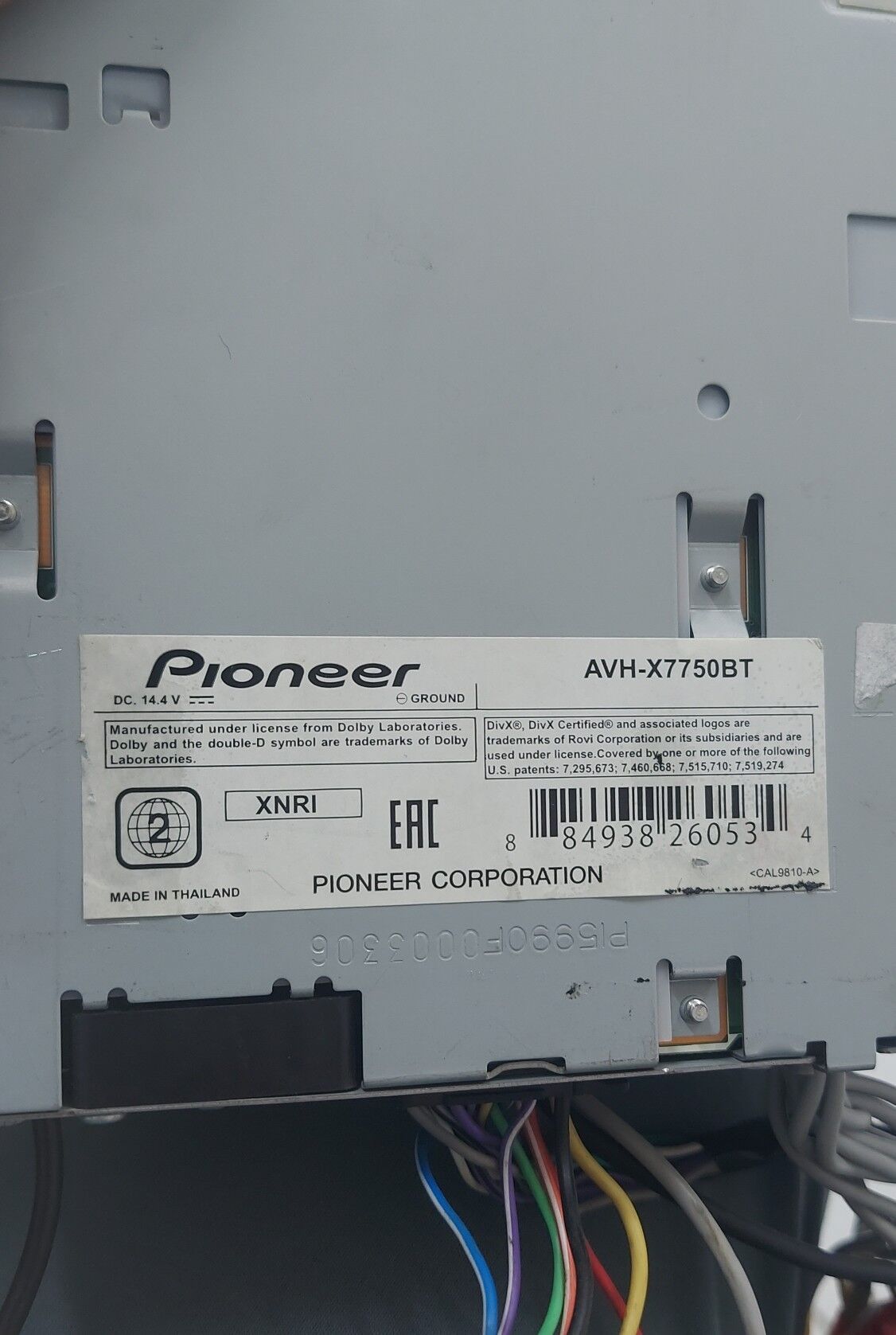 Pioneer Avh-X 77-50BT 5 100 TMT - Кëши - img 2