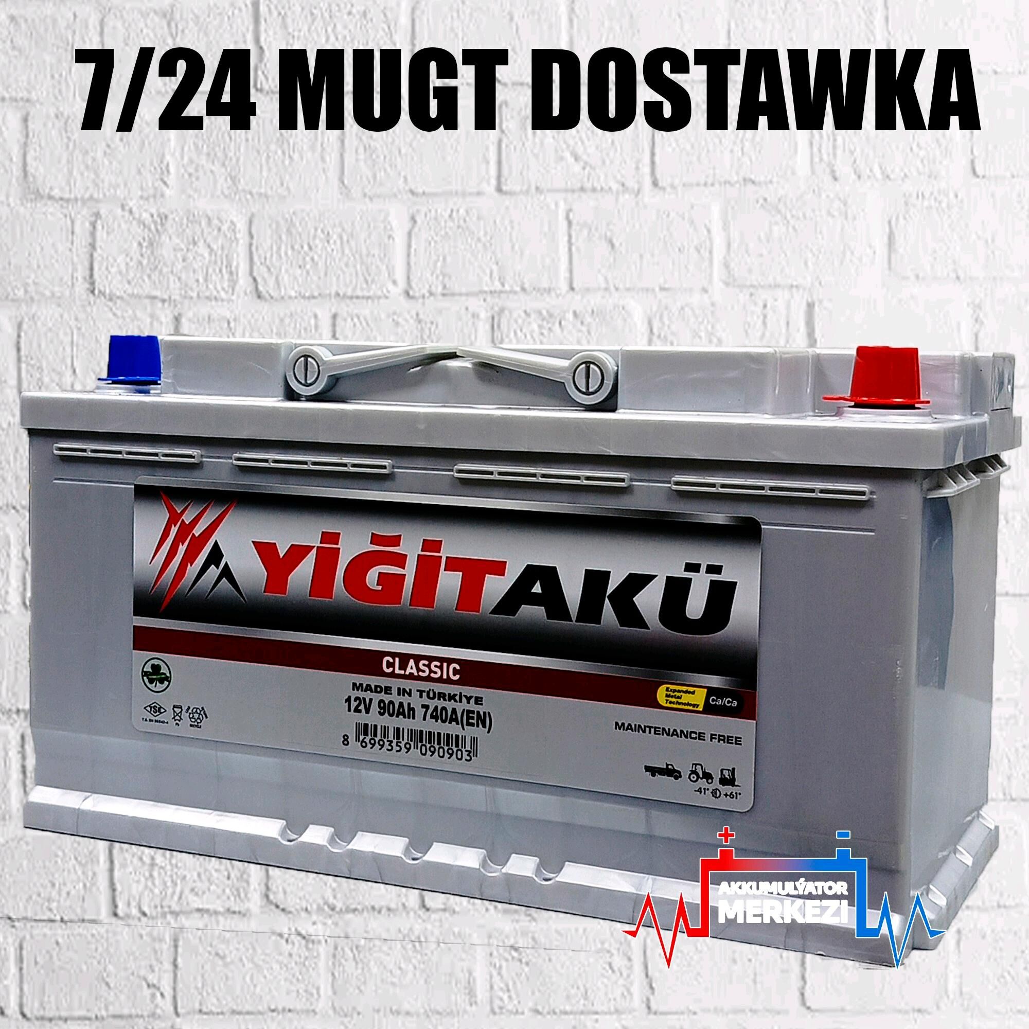 📢 GARAŞARNA 🛑 Akumulýator ÝIGIT AKÜ 12V 90AH 1 450 TMT - Ашхабад - img 1