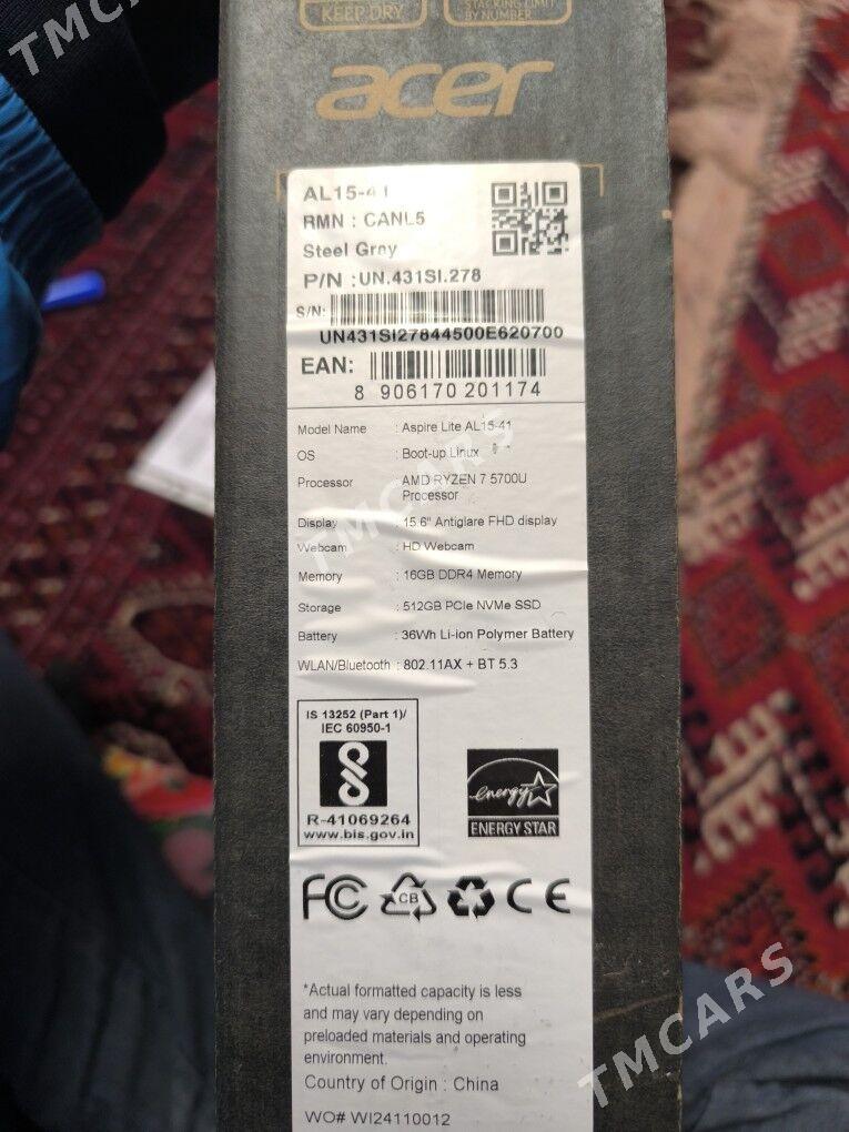 Acer Aspire lite Ryzen7 16gb - Daşoguz - img 3