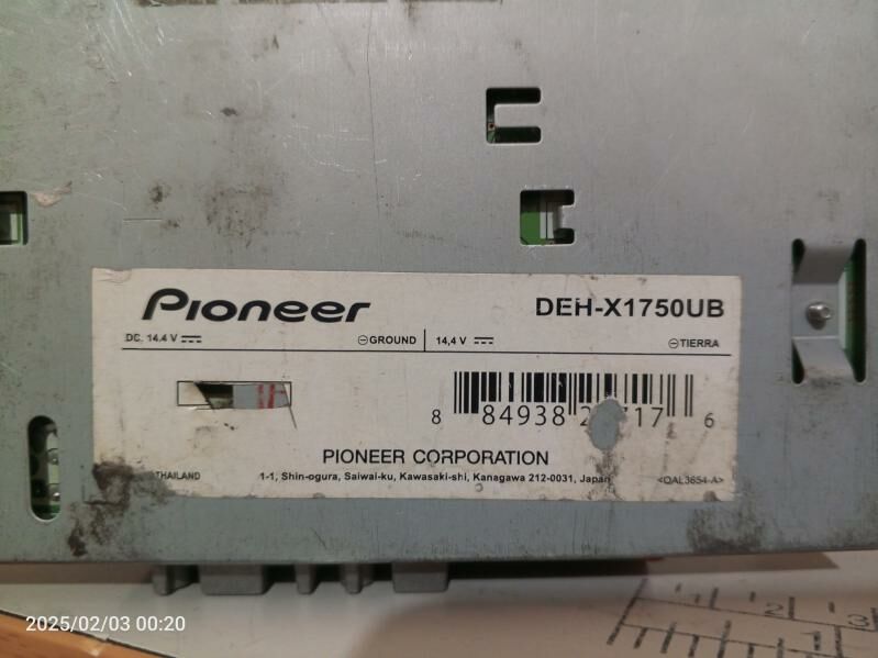 PIONEER Magnitafon DEH X 1750 700 TMT - Ашхабад - img 4