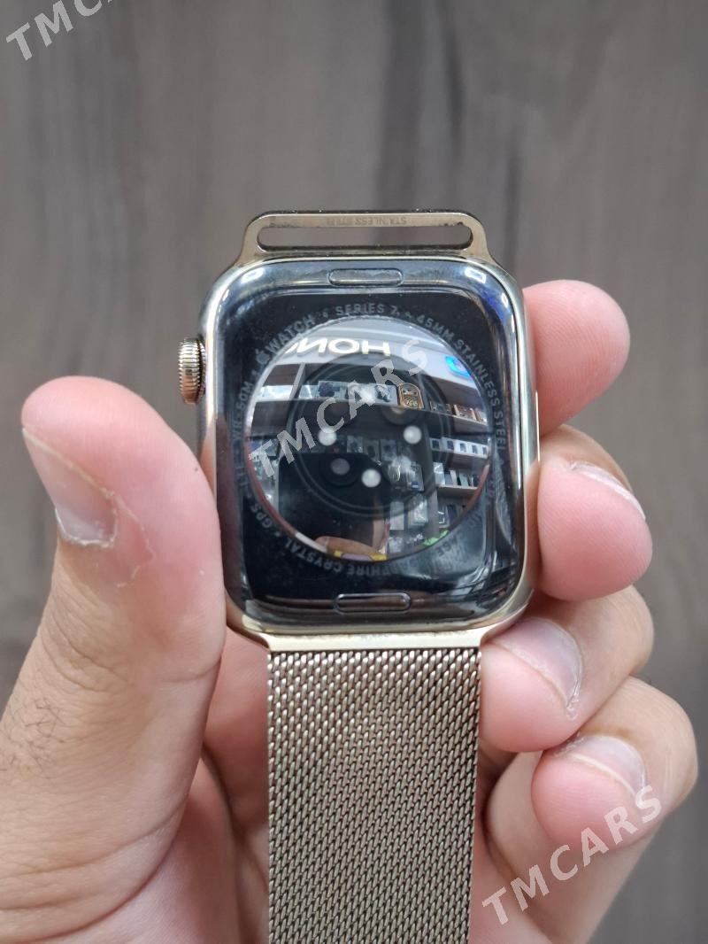 Apple watch 7.45 stainless ste - Ашхабад - img 3