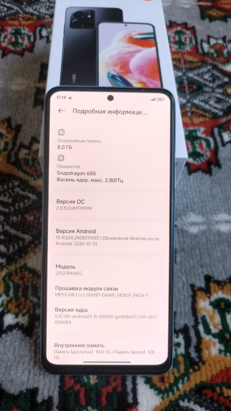 Redmi note 12 8/128 - Ашхабад - img 3