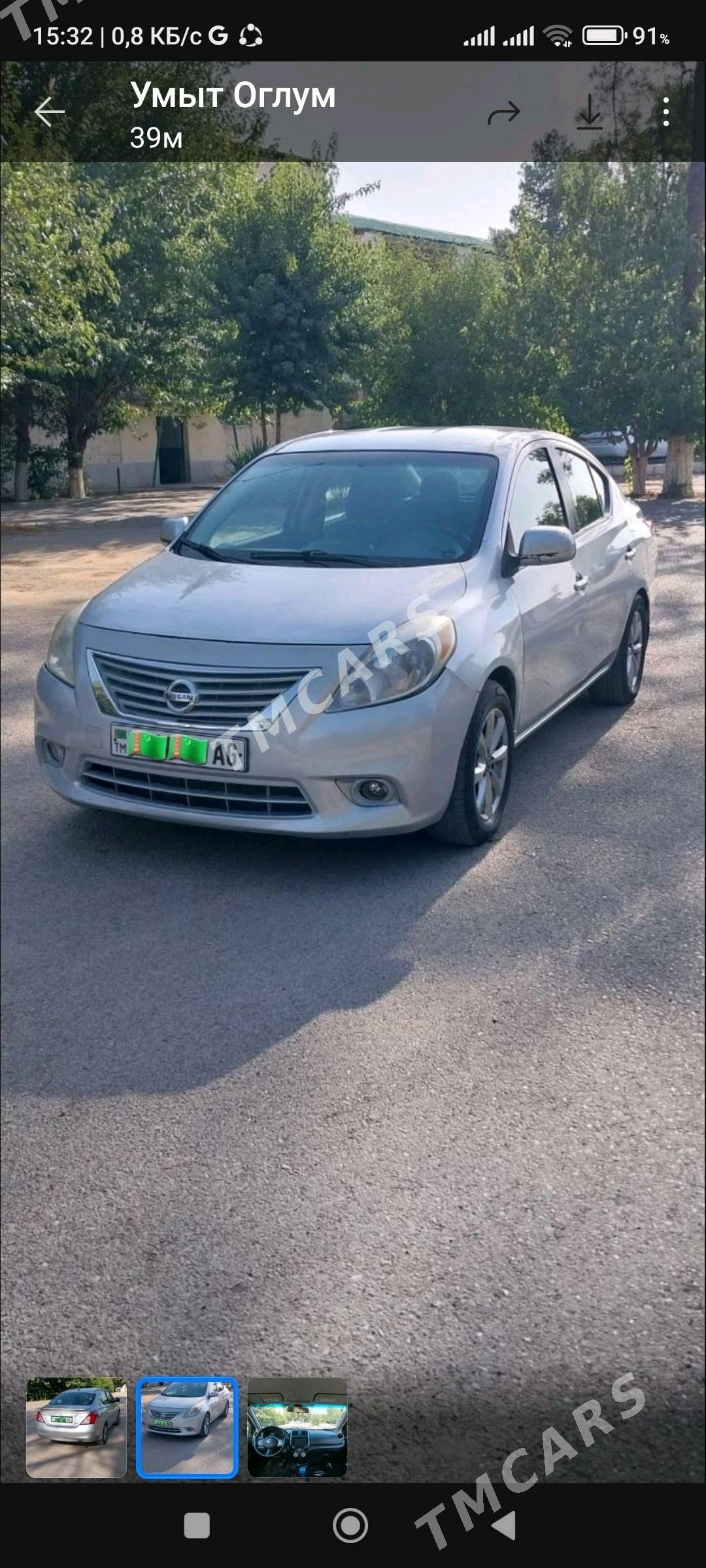 Nissan Versa 2011 - 110 000 TMT - Ашхабад - img 3