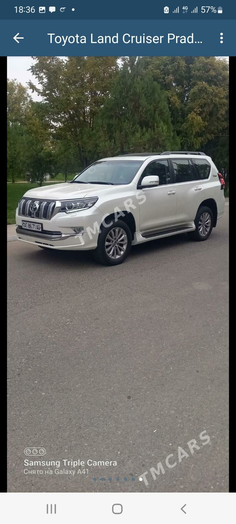 Toyota Land Cruiser Prado 2022 - 960 000 TMT - Ашхабад - img 2