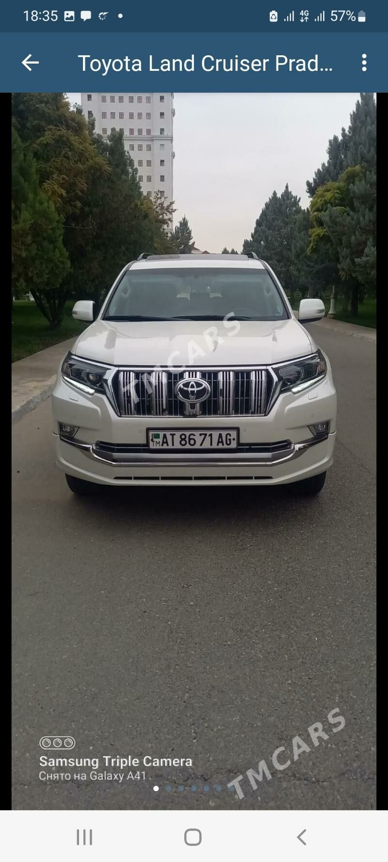 Toyota Land Cruiser Prado 2022 - 960 000 TMT - Ашхабад - img 8