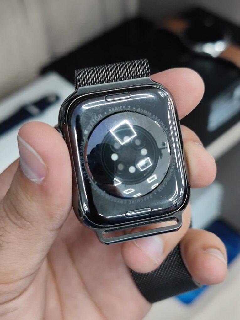 Apple watch 7.45mm stainless - Ашхабад - img 3