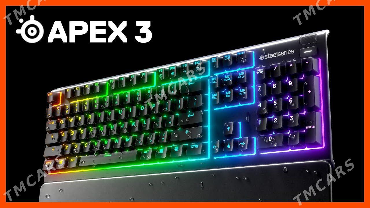 Клавиатура Steelseries APEX 3 - Ашхабад - img 2