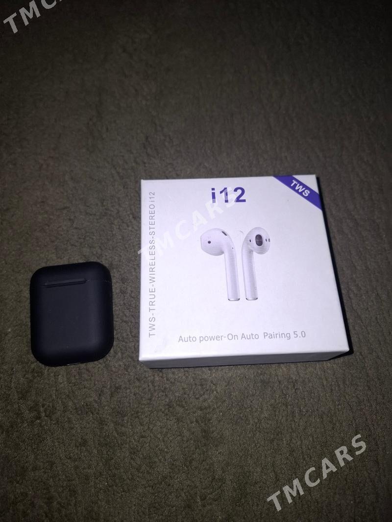 i12 Bluetooth nausnik - Ашхабад - img 1