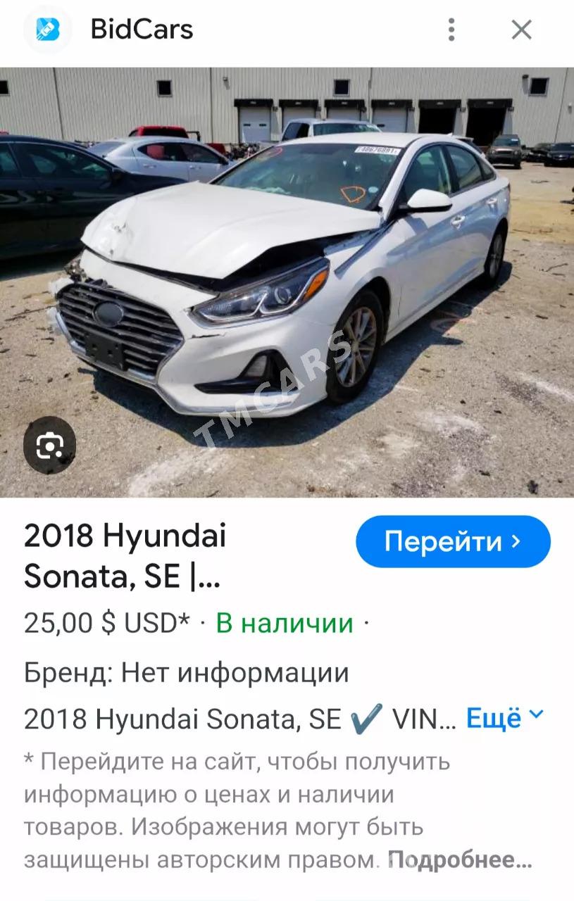 Hyundai Sonata 2018 - 180 000 TMT - 14-nji tapgyr (Sowhozny köç) - img 6