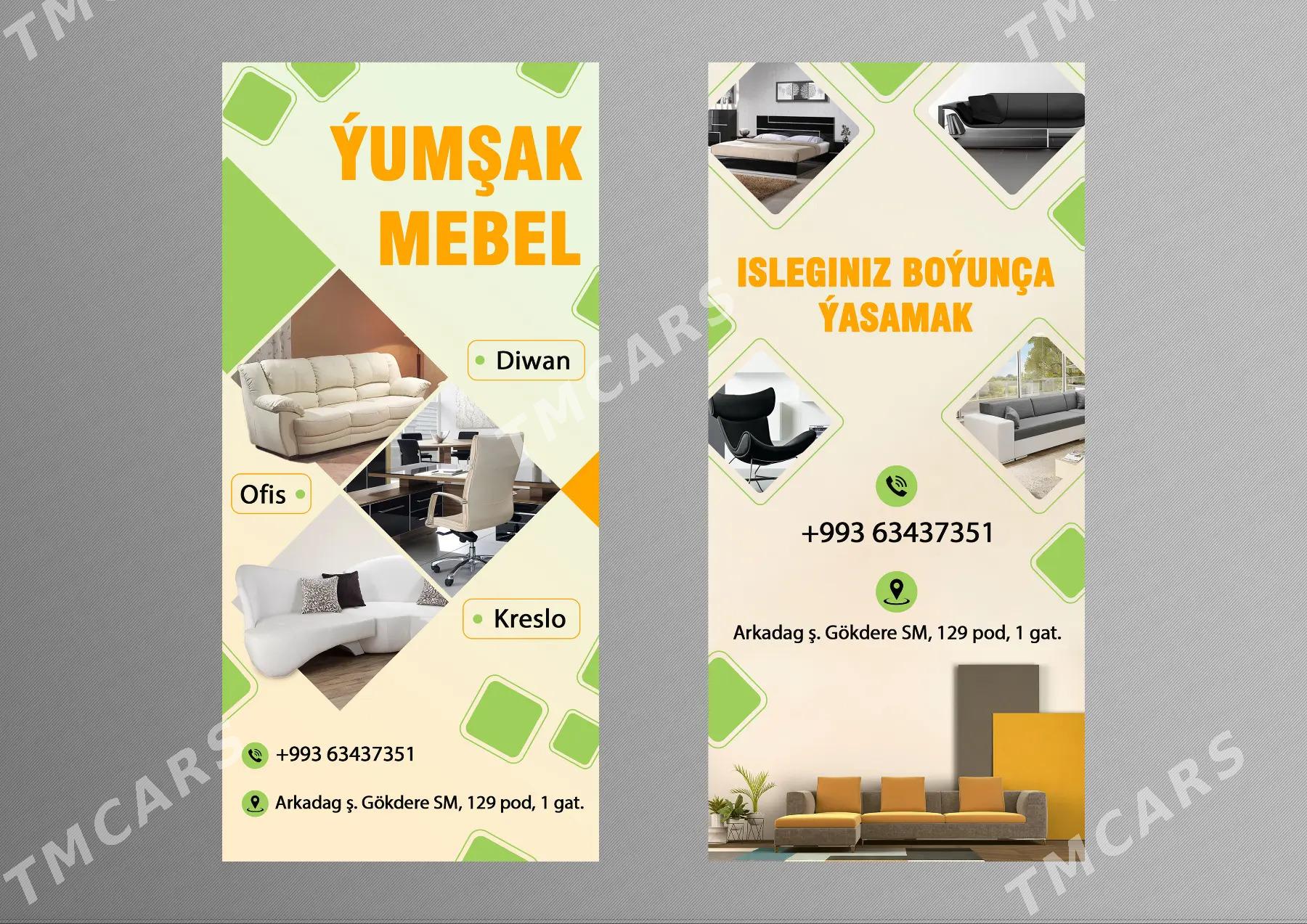 REKLAMA WIZITKA BANER FLAYER️ - Aşgabat - img 3