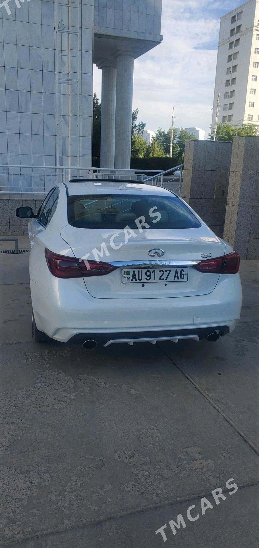 Infiniti Q50 2018 - 360 000 TMT - Podwoýski köç. (Bitarap Türkmenistan şaýoly) - img 5