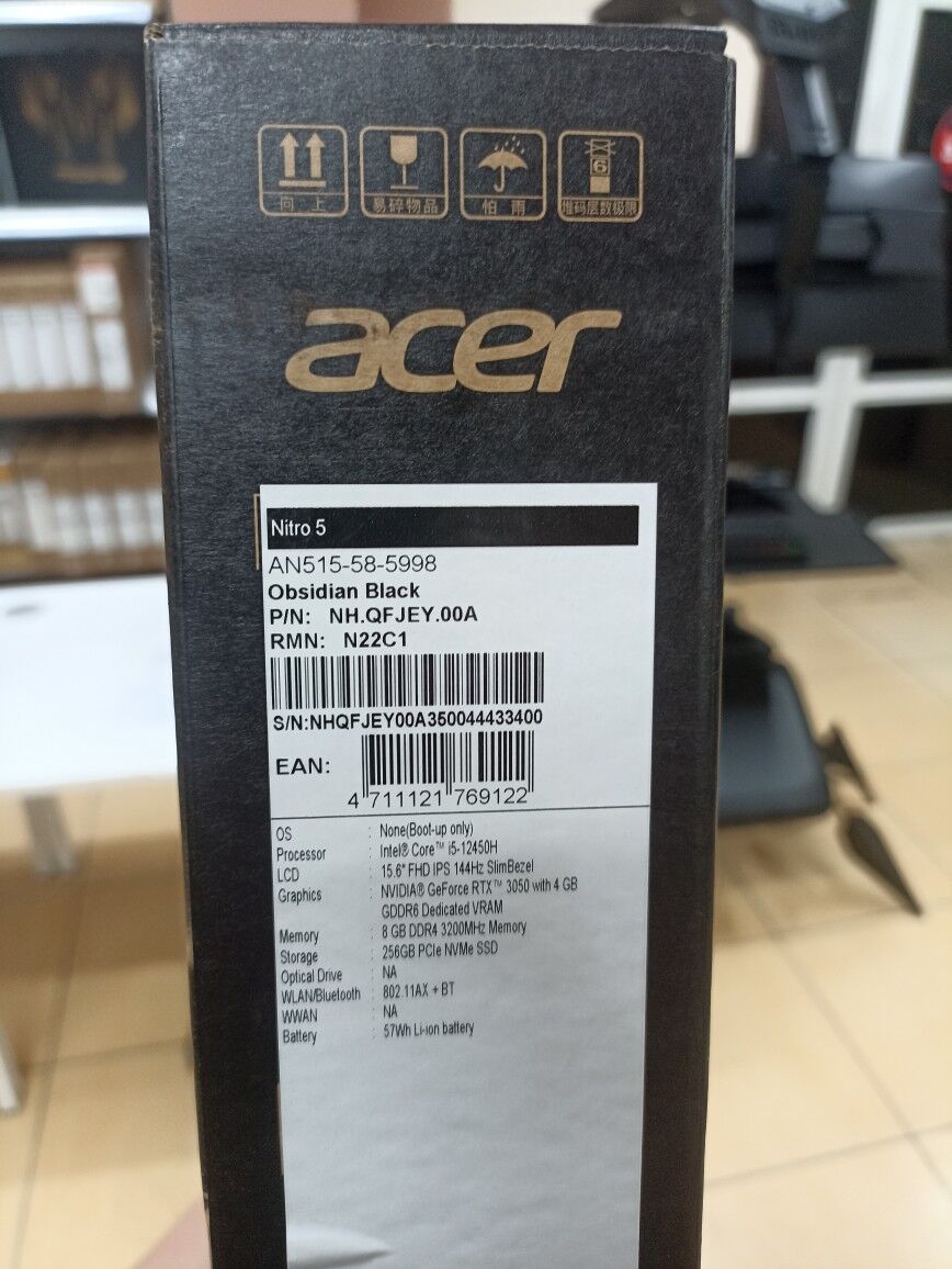 ACER NITRO RTX3050/15,6" 144Hz - Aşgabat - img 5