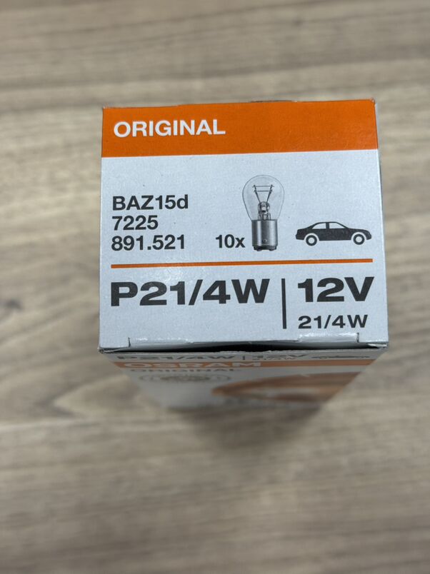 Lampa P21/4W “OSRAM” 30 TMT - Bedew - img 2