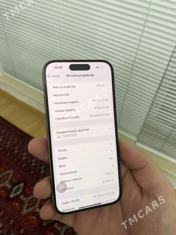 iPhone 15 Pro 256Gb - Ашхабад - img 6