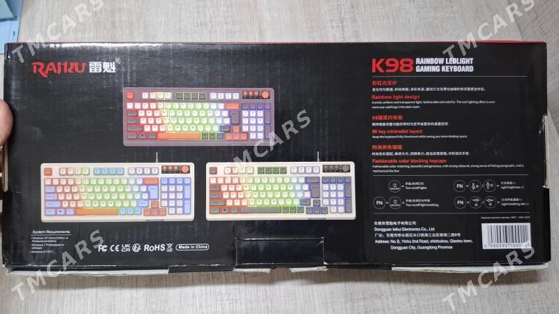 Gaming keyboard Raiku k98 - Balkanabat - img 6