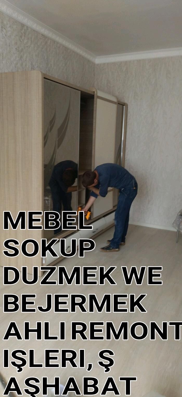 MEBELŞIK BEJERMEK SOKUP DUZMEK - Ашхабад - img 5