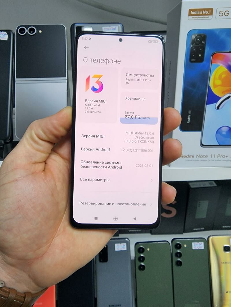 NOTE 11 PRO PLUS 5G 8/128 GB - Garaşsyzlygyň 15 ýyllygy Söwda Merkezi - img 4