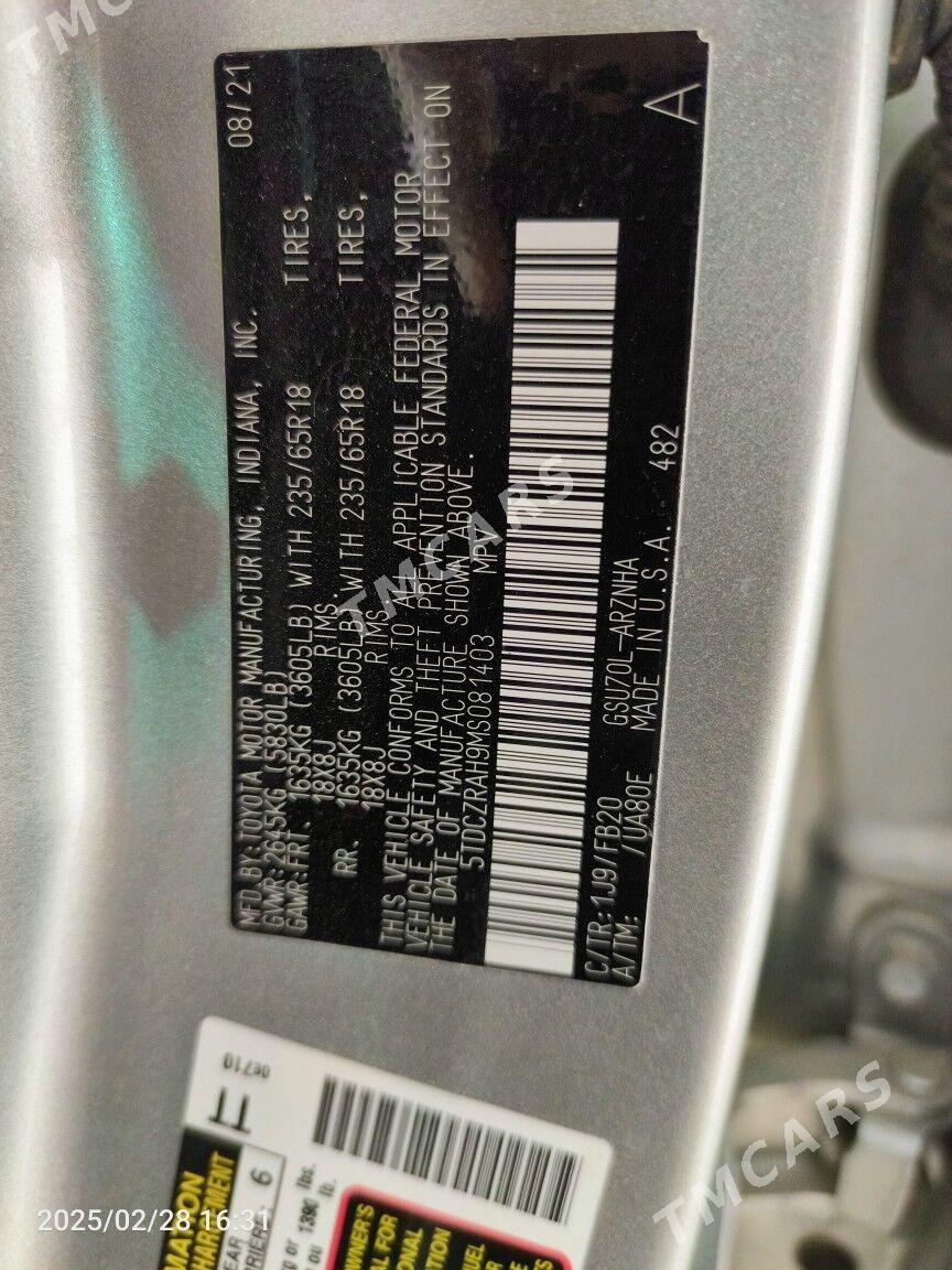 Toyota Highlander 2021 - 510 000 TMT - Daşoguz - img 2