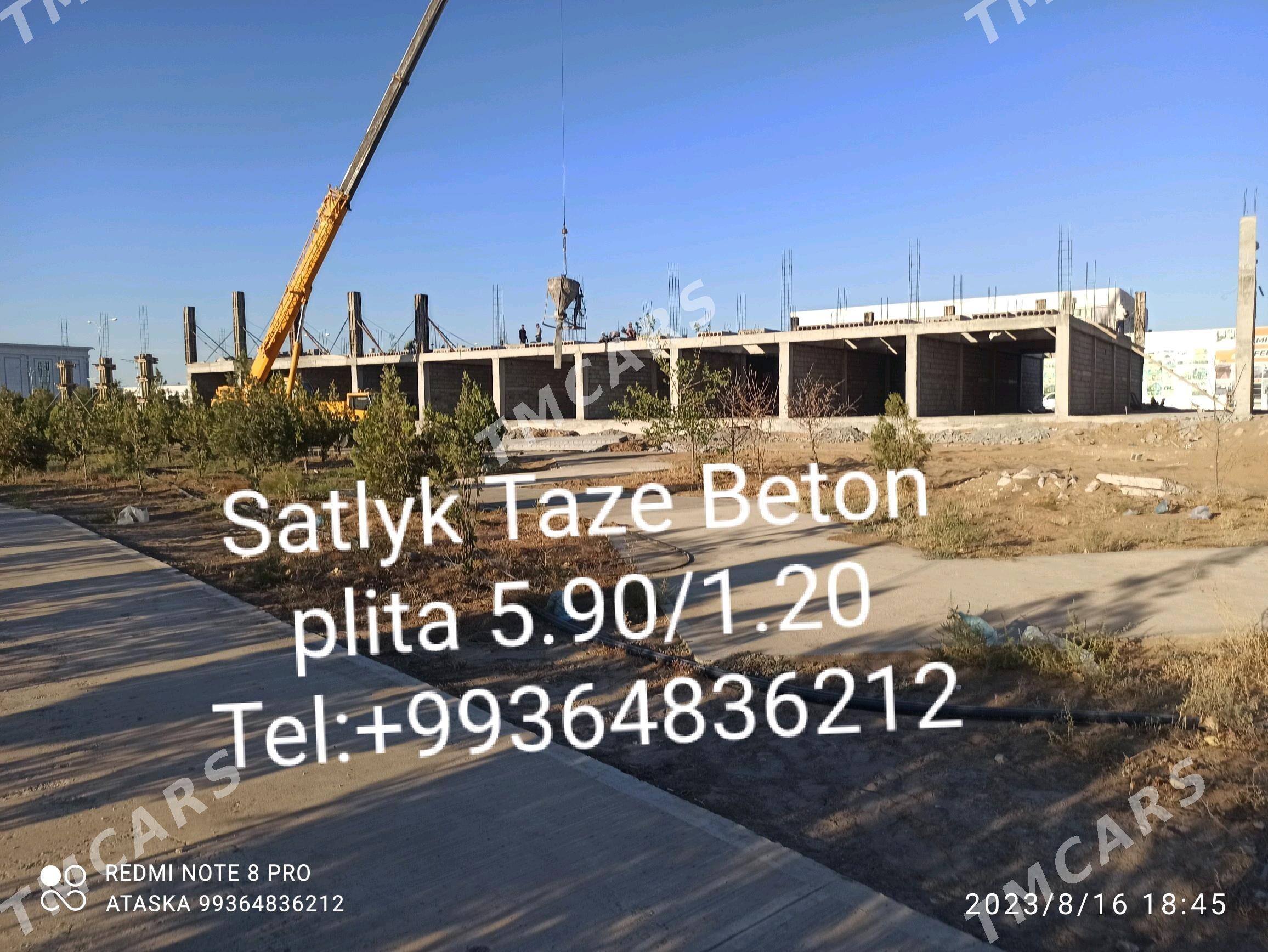 PLITA BETON плита бетон - Чоганлы - img 3