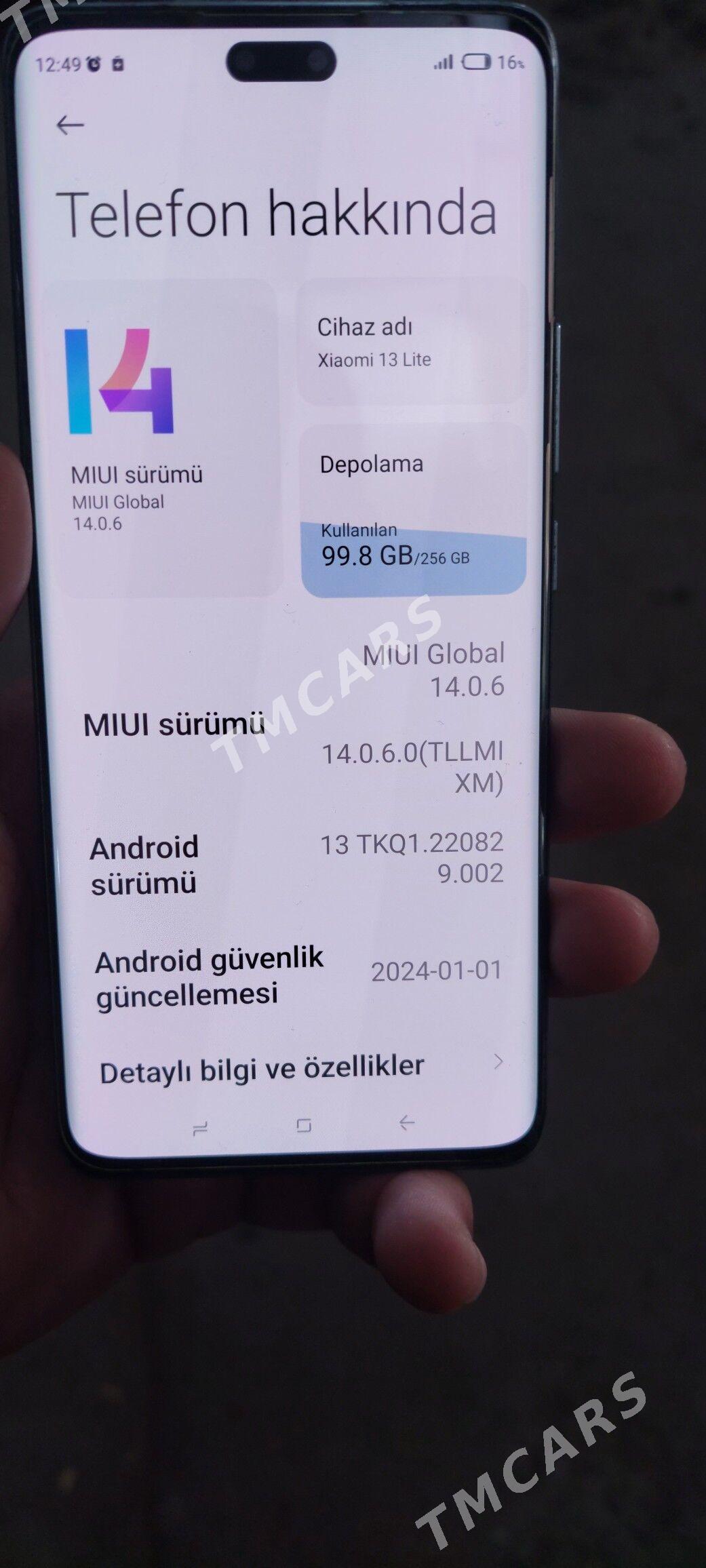 Mi 13Lite - Türkmenabat - img 4