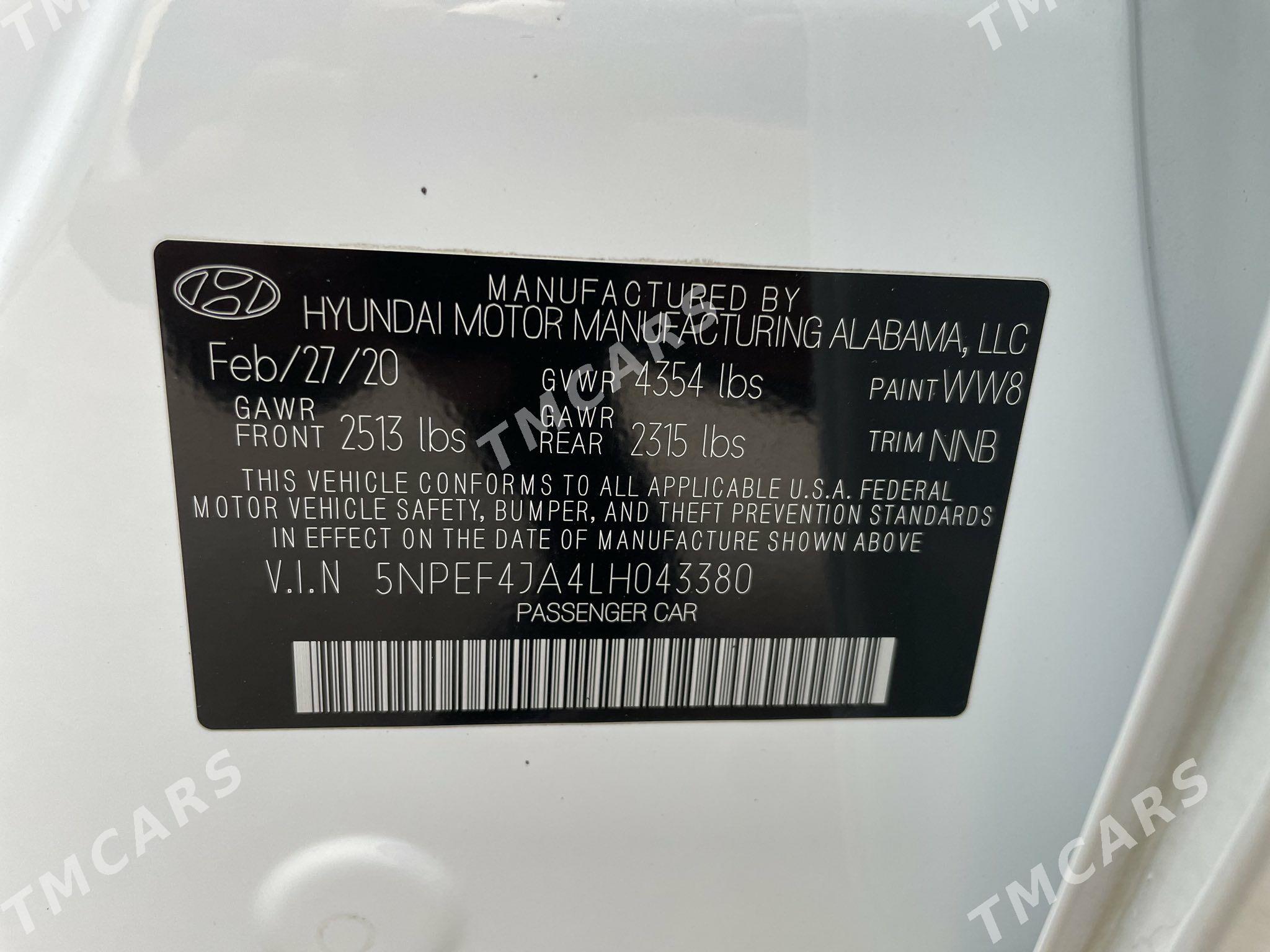 Hyundai Sonata 2020 - 316 000 TMT - Gypjak - img 5