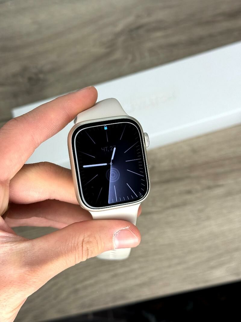 Apple Watch 7 45mm sagat 100% - Ашхабад - img 7