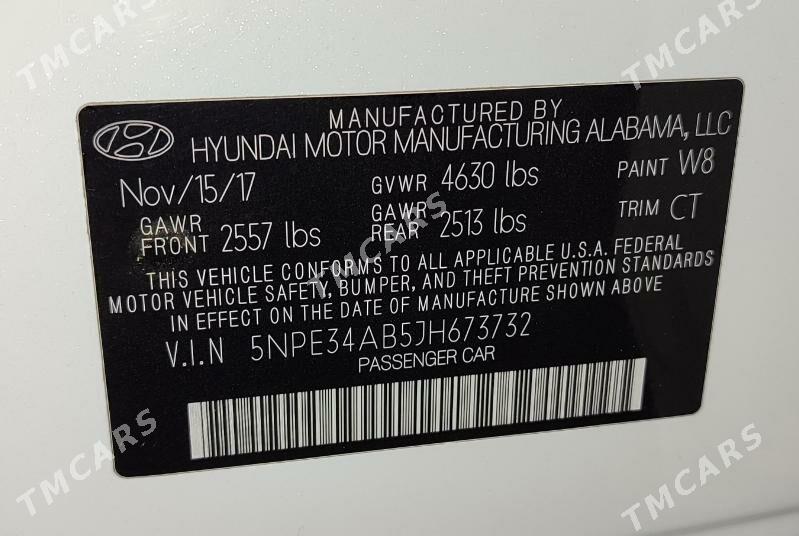 Hyundai Sonata 2018 - 248 000 TMT - Gurtly - img 1