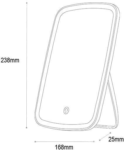 МАКИЯЖ ЗЕРКАЛО XIAOMI JORDJUDY - Ашхабад - img 4