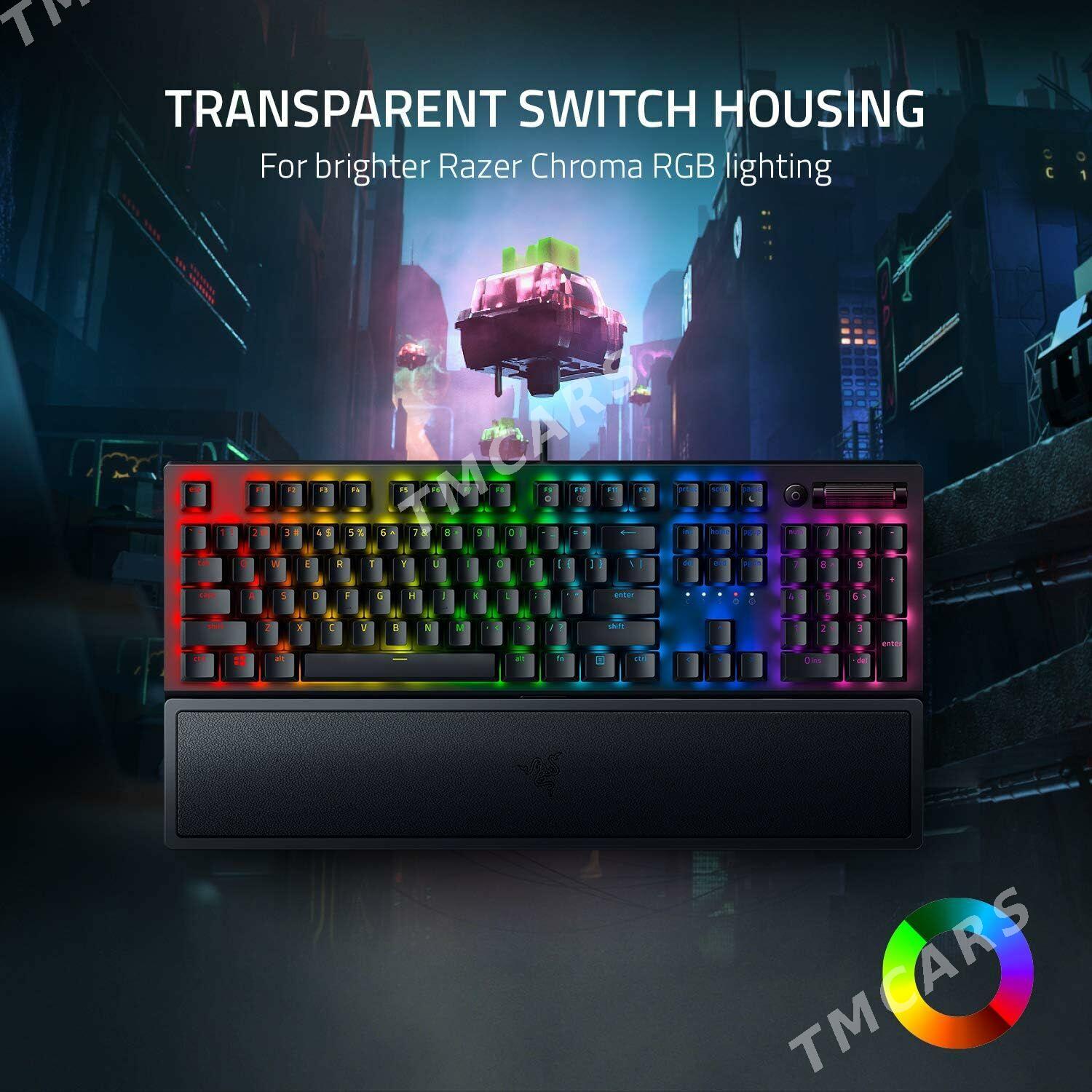 Клавиатура Razer Blackwidow V3 (Yellow switch) - Ашхабад - img 5