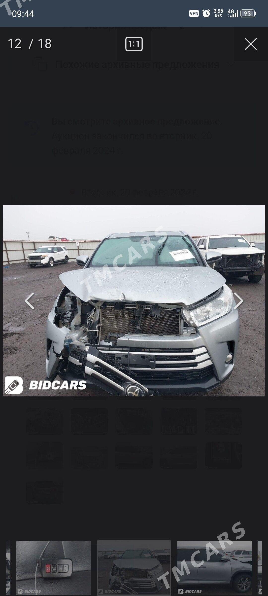 Toyota Highlander 2019 - 500 000 TMT - Aşgabat - img 9