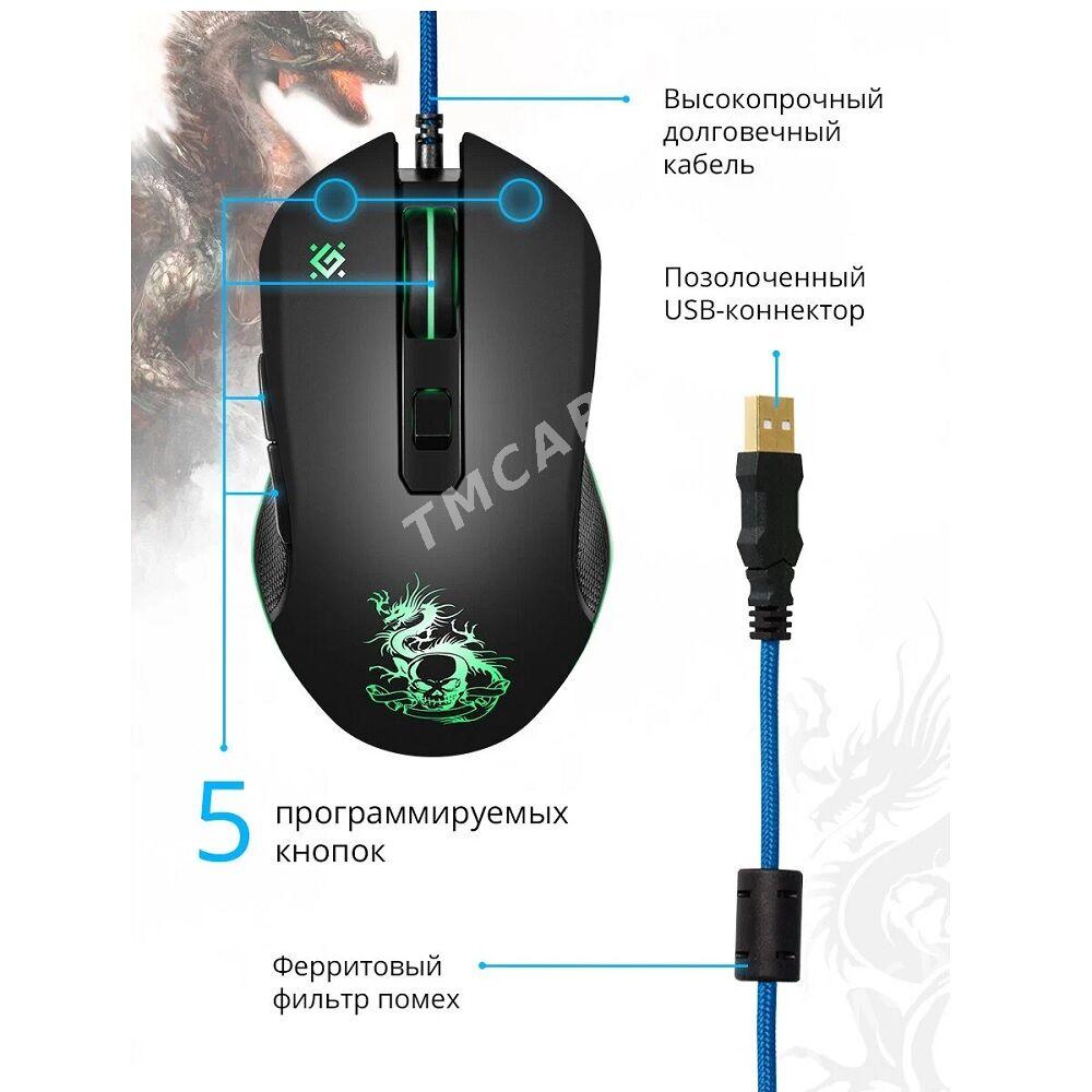Sky Dragon GM-090L RGB+коврик, 800-3200 dpi, 5+кол - Ашхабад - img 3