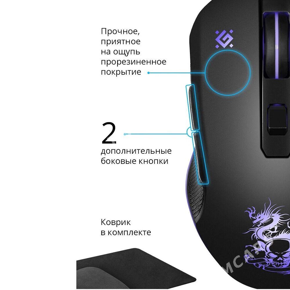 Sky Dragon GM-090L RGB+коврик, 800-3200 dpi, 5+кол - Ашхабад - img 2