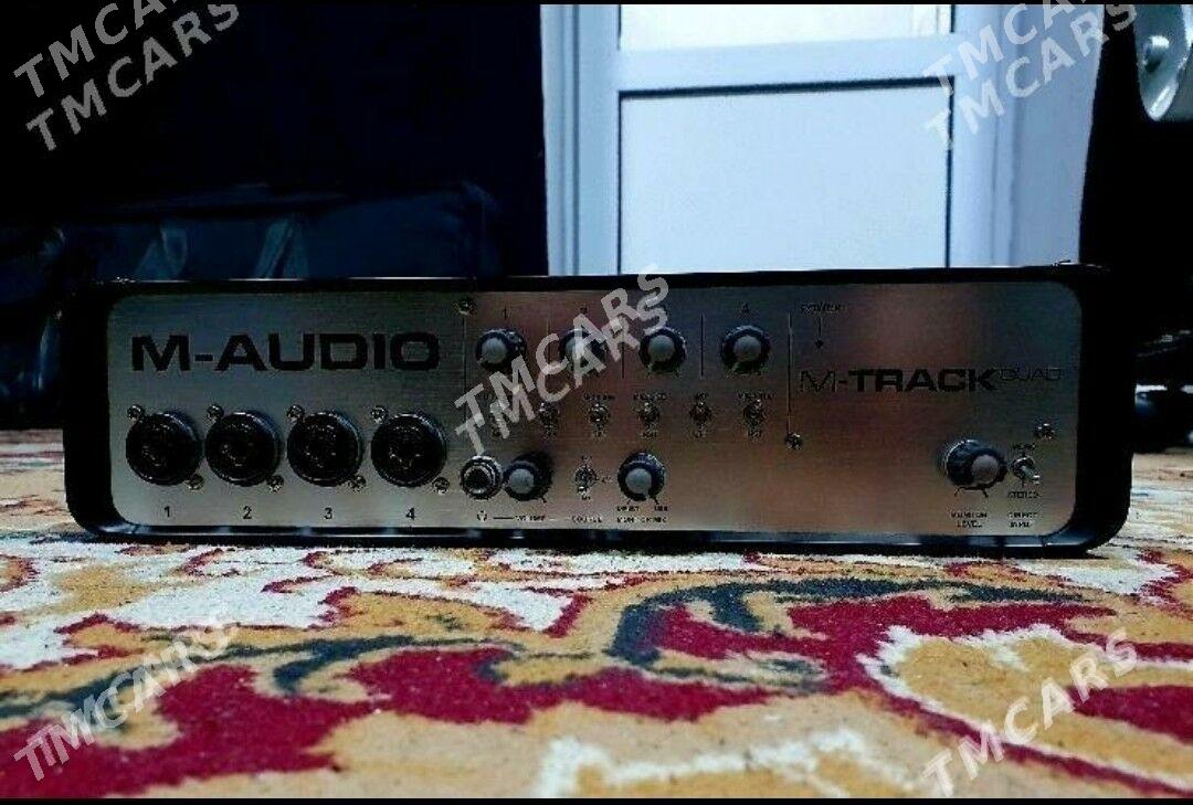 studio m-audio m-track quad - Türkmenbaşy - img 2